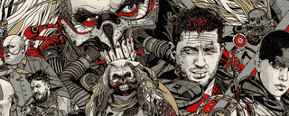Illustration of Mad Max Fury Road by Tyler Stout.