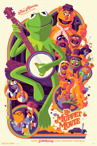 The Muppet Movie poster by Tom Whalen.